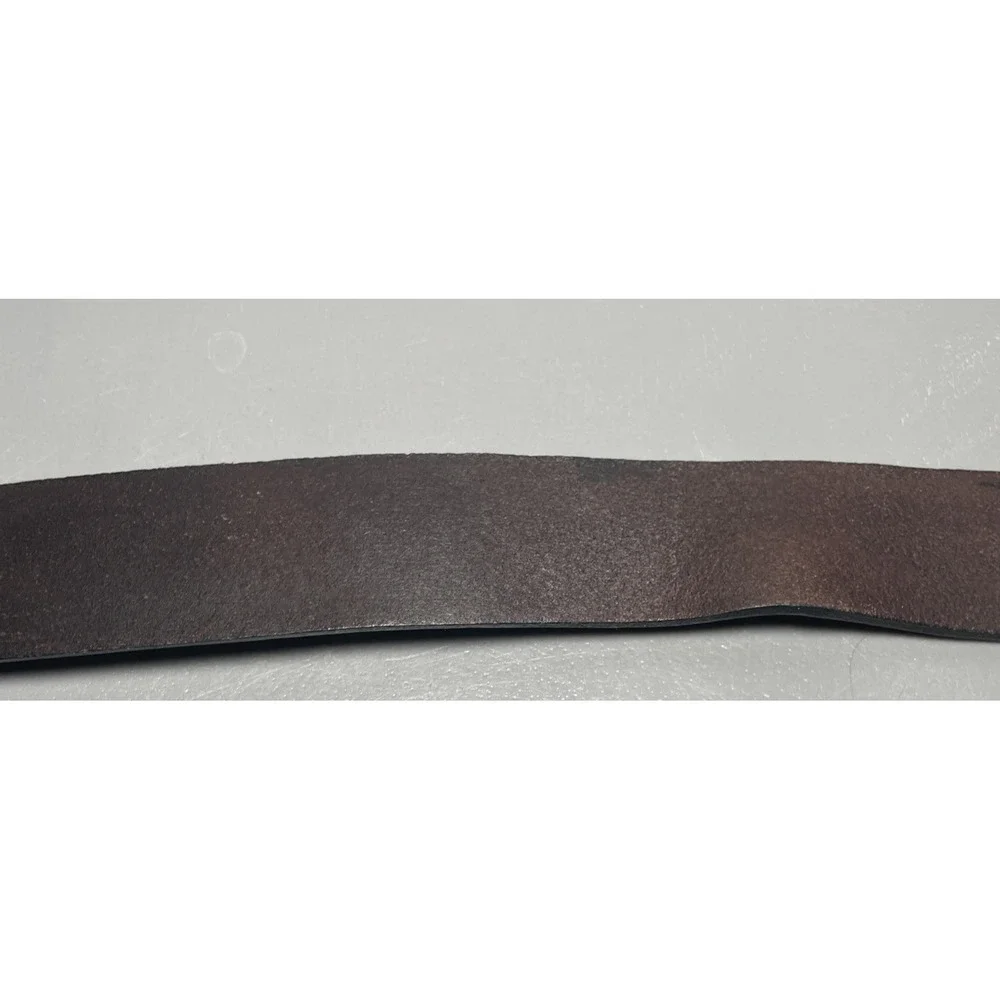 Tooled‎ Leather Western Dragon Buckle Belt Size 28